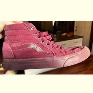 Vans wine monochrome men’s 4.5 women’s 6 youth